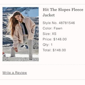 Free people movement hit the slopes fleece